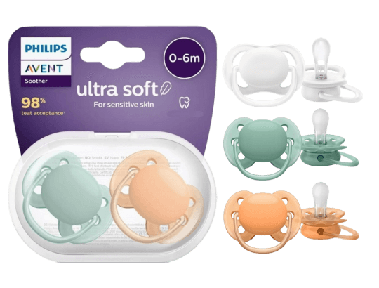 Parar Soluço de Bebê com PHILIPS Chupeta Ultra Air 0-6M Neutra Lisa Unitária 08113 (1)