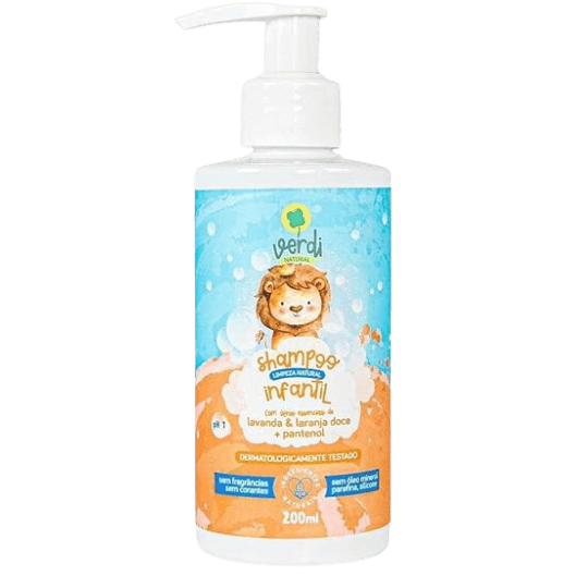 Shampoo vegano para bebês Verdi Natural