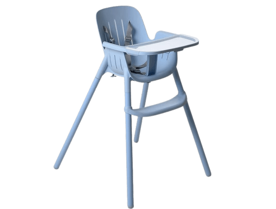 cadeira de alimentação Poke da Burigotto é boa na cor azul bebÊ