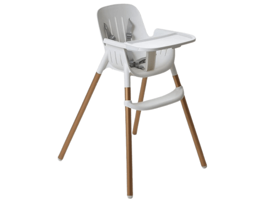 cadeira de alimentação Poke da Burigotto é boa na cor polar