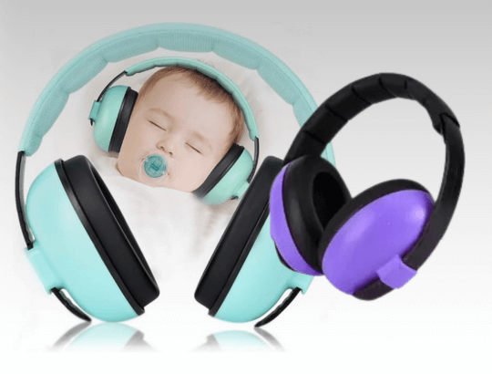 Abafador de ruído autismo para bebês de 3 meses até 3 anos