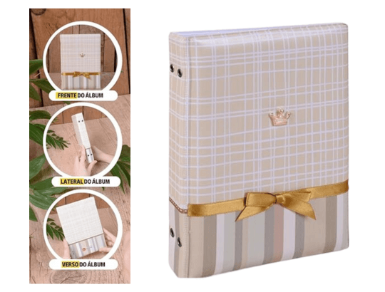 Álbum para Fotos de Bebê Infantil Newborn