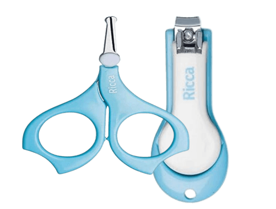 tesoura como cortar as unhas do bebê