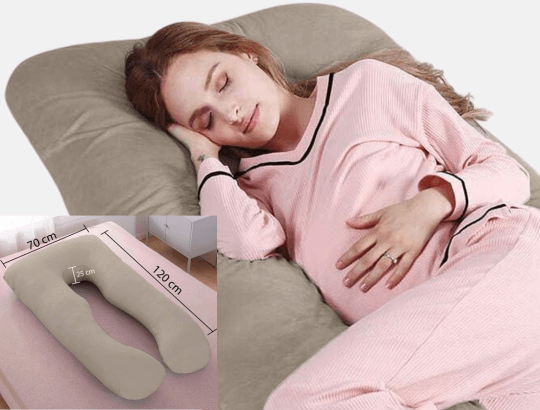 melhor Travesseiro minhocão para Gestante creme casa dona