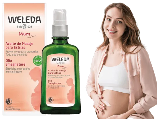cuidados com a pele na gravidez com WELEDA