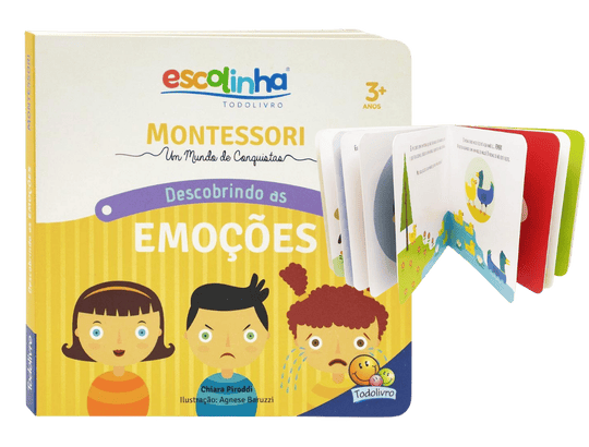 Livros Interativos ou Histórias Sociais para Crianças com Autismo Descobrindo as Emoções - Chiara Piroddi