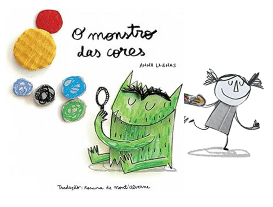 Livros Interativos ou Histórias Sociais para Crianças com Autismo O Monstro das Cores - Anna Llenas
