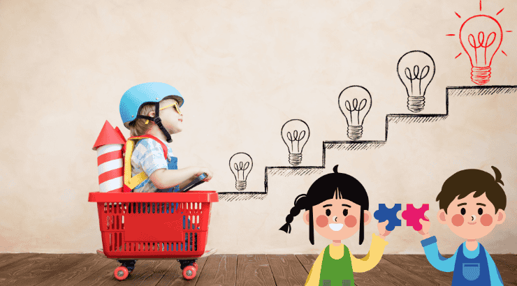 desenvolveimento infantil com os melhores quebra-cabeças para crianças