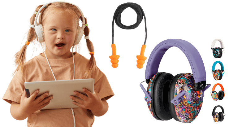 fones de ouvido com cancelamento de ruído para criança com austismo
