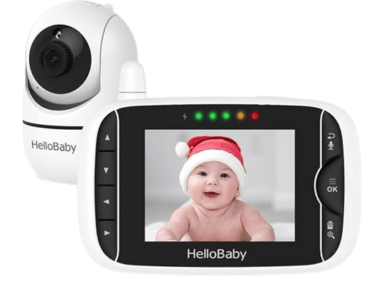 Monitor de Bebê LCD 8 cm com Visão Noturna e Canção de Ninar HelloBaby