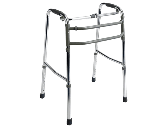 Andador Idoso Adulto Articulado Fixo Dobrável em Alumínio 3 Barras Hidrolight (1)