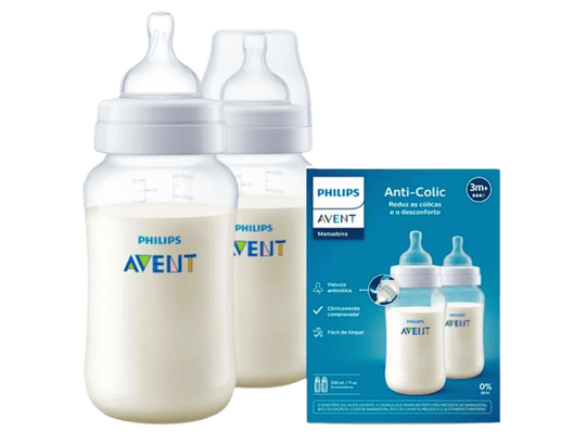 Recomendação: Kit Mamadeiras Anti-Cólica Avent