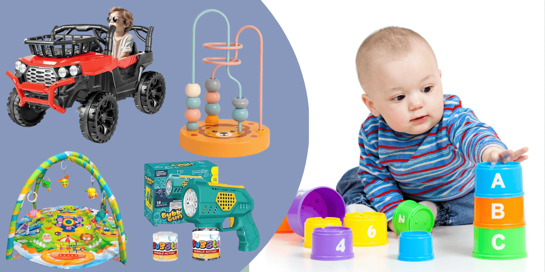 banner de itens de Montar Enxoval de Bebê da categoria Brinquedos para Bebês e Crianças Pequenas