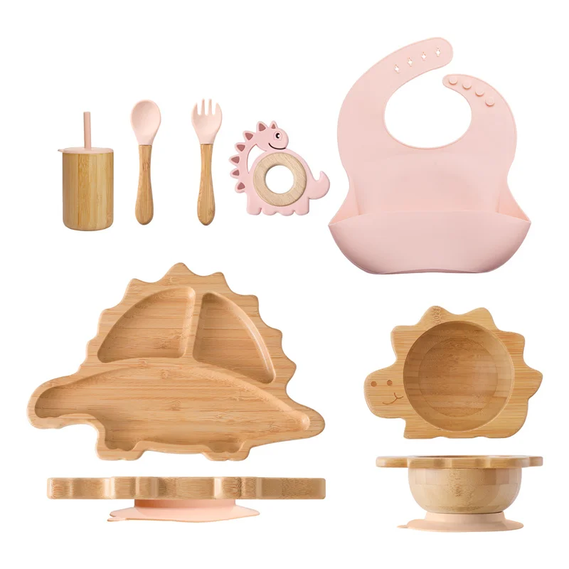 Kit Introdução Alimentar de Bambu Completo (7 peças) - Imagem 2